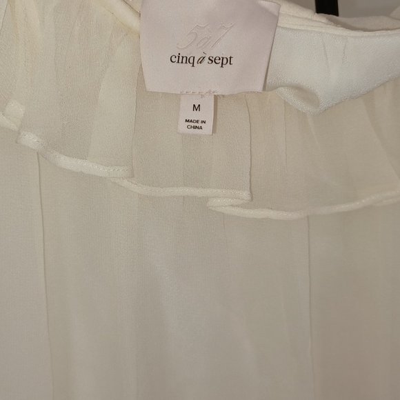 5 a 7 cinq a sept 100% Silk Amina Blouse - Picture 5 of 9